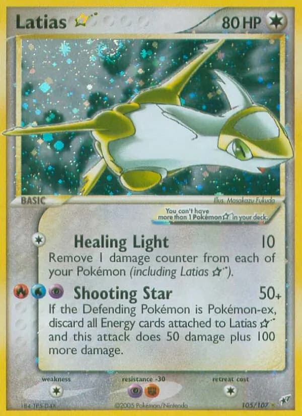 Latias ☆ – Deoxys 105