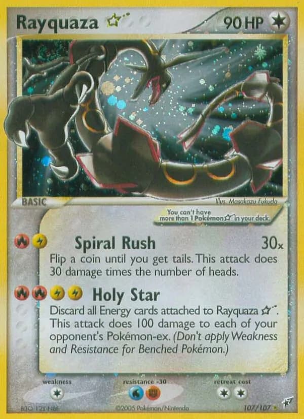 Rayquaza ☆ – Deoxys 107