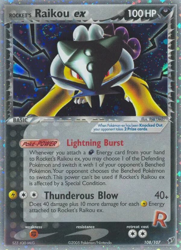 Rocket's Raikou ex – Deoxys 108