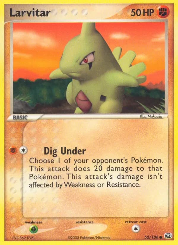Larvitar – Emerald 52