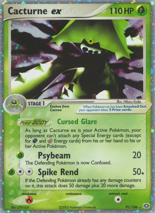 Cacturne ex – Emerald 91