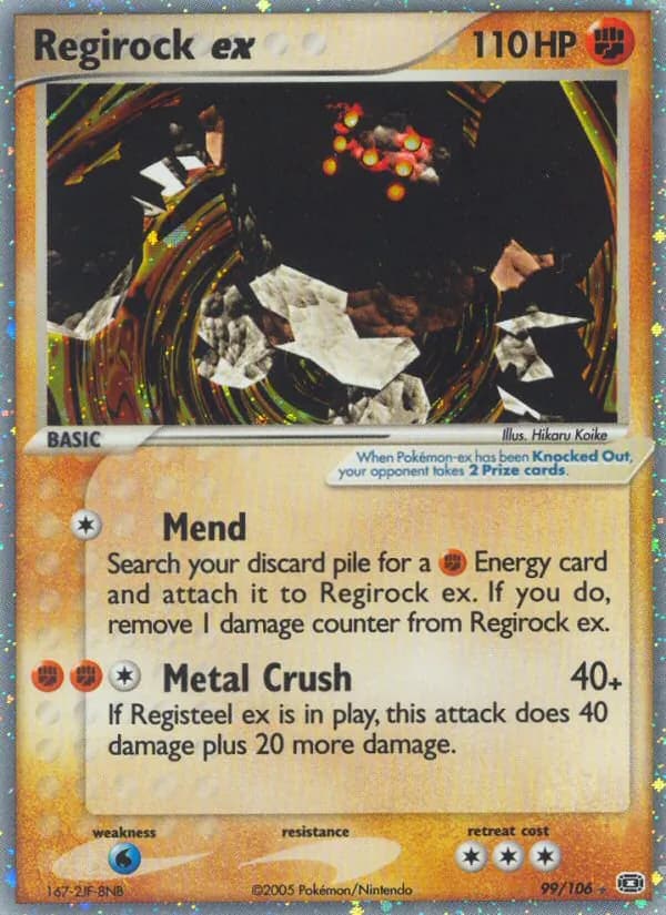 Regirock ex – Emerald 99