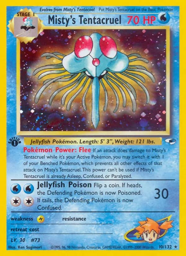 Misty's Tentacruel – Gym Heroes 10