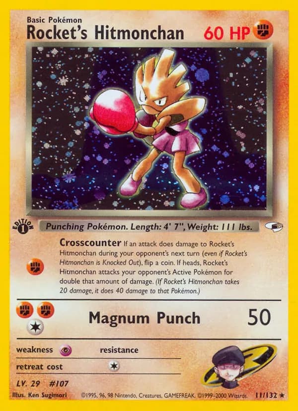 Rocket's Hitmonchan – Gym Heroes 11