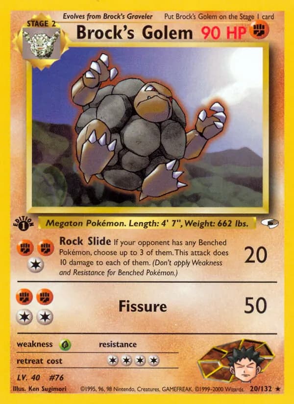 Brock's Golem – Gym Heroes 20
