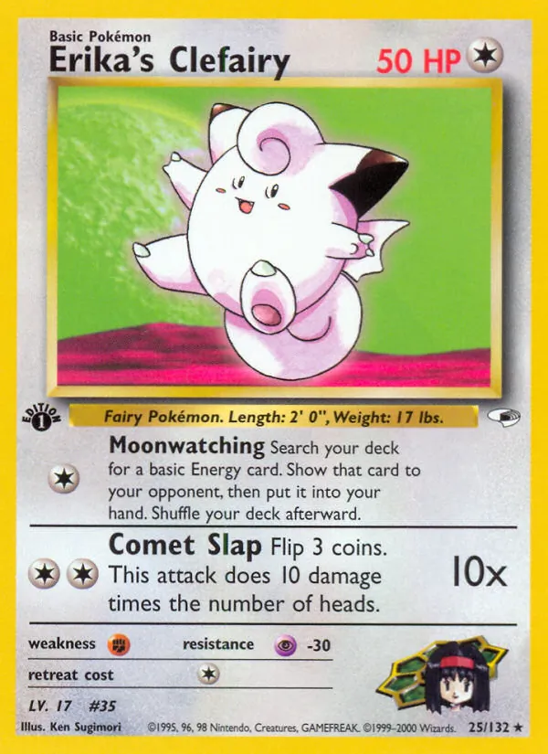 Erika's Clefairy – Gym Heroes 25