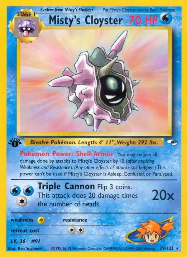 Misty's Cloyster – Gym Heroes 29
