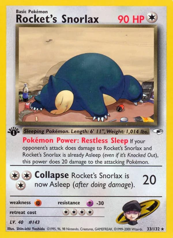 Rocket's Snorlax – Gym Heroes 33