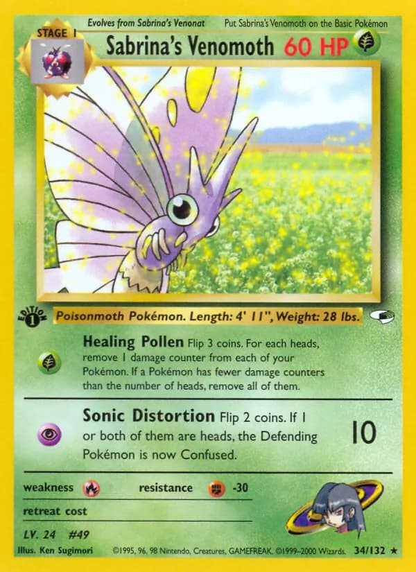 Sabrina's Venomoth – Gym Heroes 34