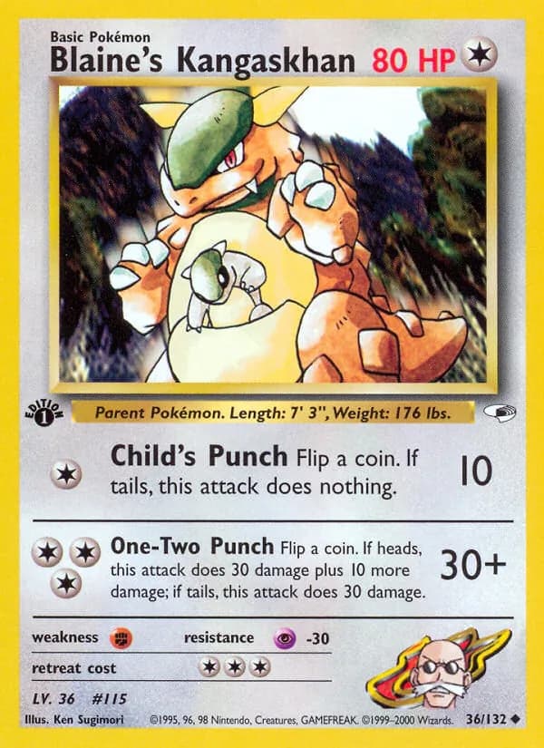 Blaine's Kangaskhan – Gym Heroes 36