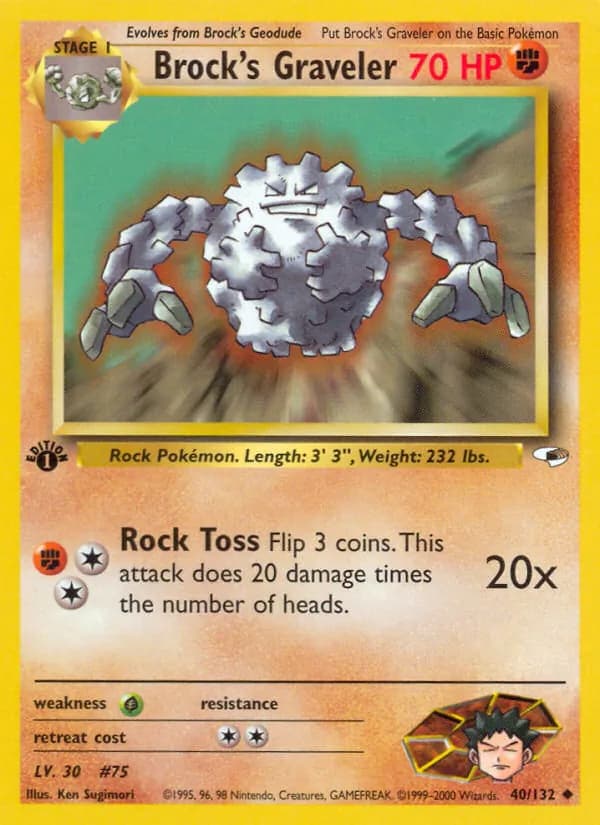Brock's Graveler – Gym Heroes 40
