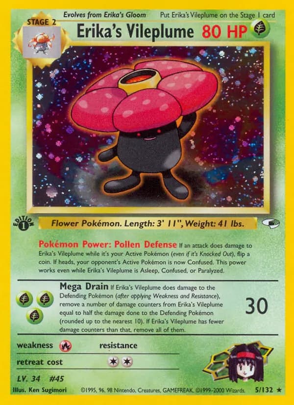 Erika's Vileplume – Gym Heroes 5