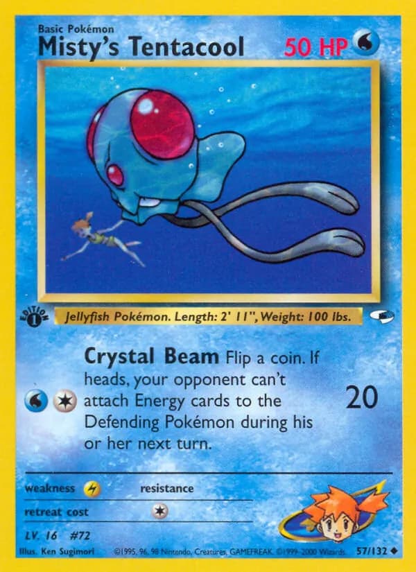 Misty's Tentacool – Gym Heroes 57