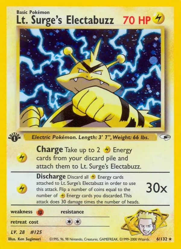 Lt. Surge's Electabuzz – Gym Heroes 6