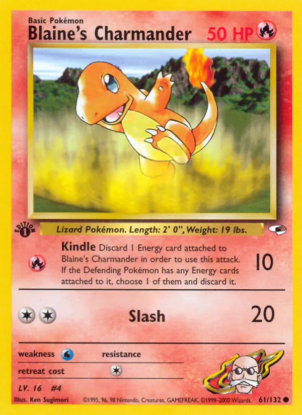 Blaine's Charmander – Gym Heroes 61