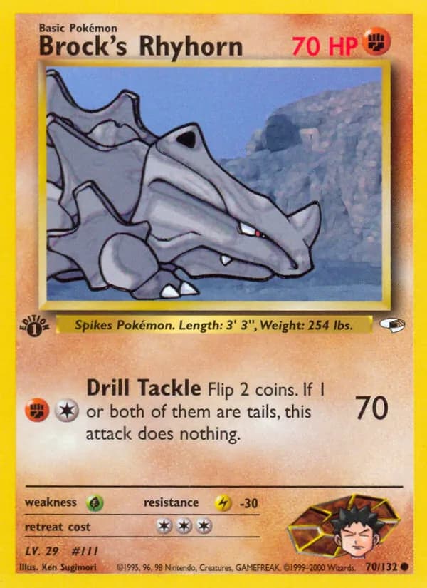 Brock's Rhyhorn – Gym Heroes 70