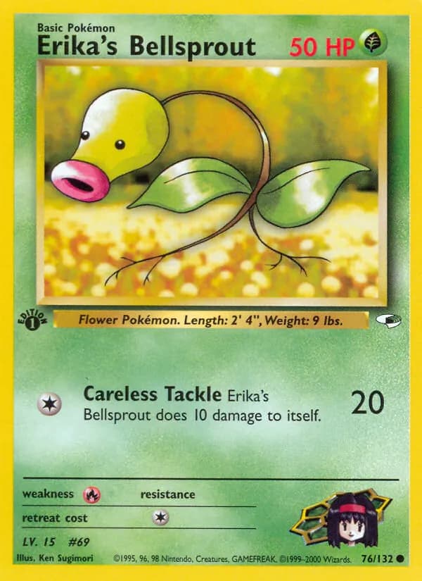 Erika's Bellsprout – Gym Heroes 76