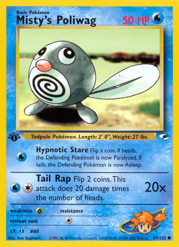 Misty's Poliwag – Gym Heroes 87