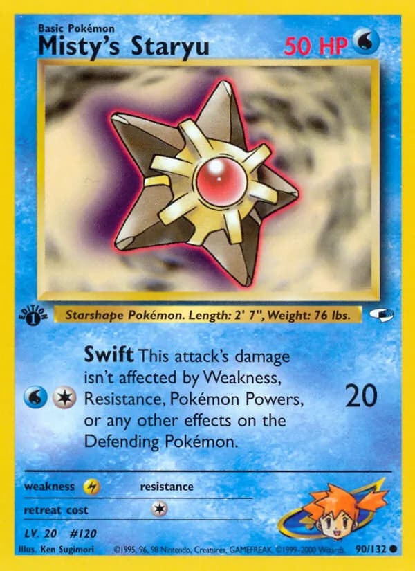 Misty's Staryu – Gym Heroes 90
