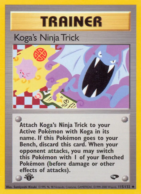 Koga's Ninja Trick – Gym Challenge 115