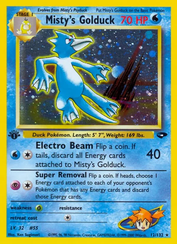 Misty's Golduck – Gym Challenge 12