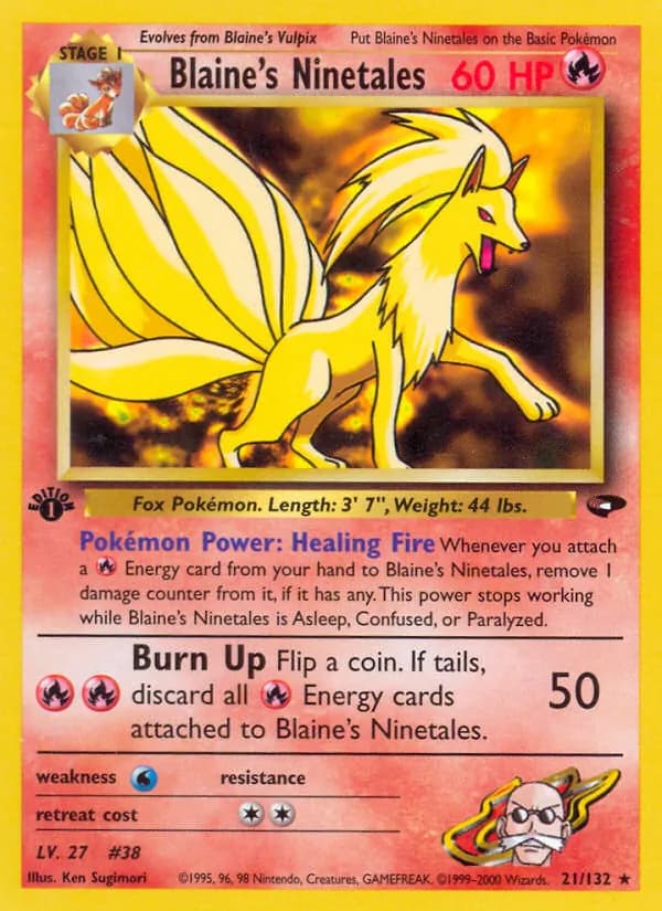 Blaine's Ninetales – Gym Challenge 21