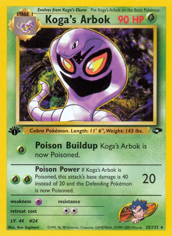 Koga's Arbok – Gym Challenge 25
