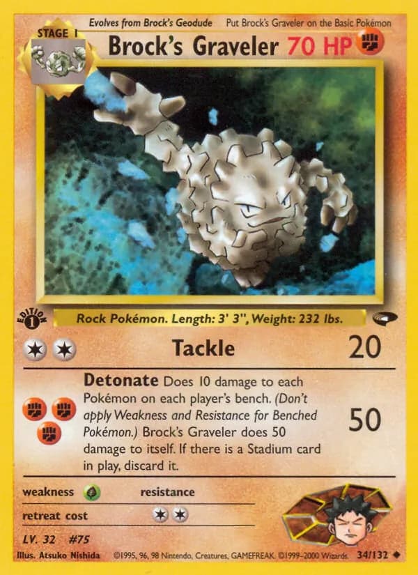 Brock's Graveler – Gym Challenge 34