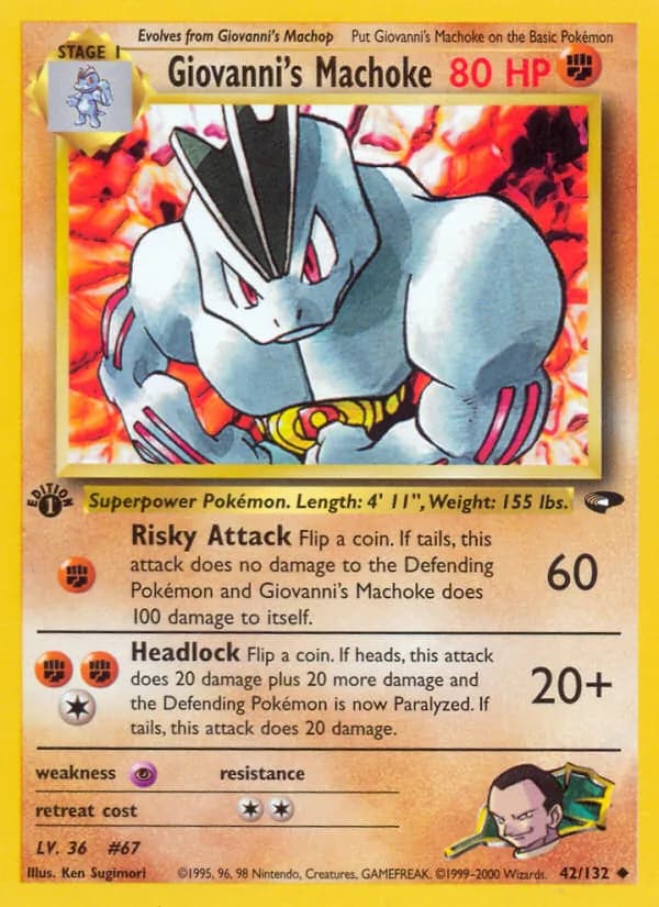 Giovanni's Machoke – Gym Challenge 42