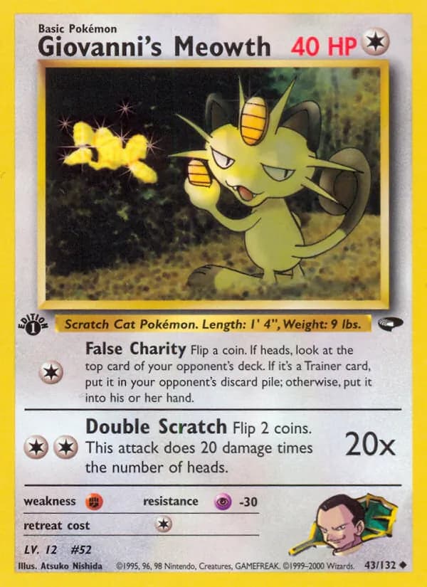 Giovanni's Meowth – Gym Challenge 43
