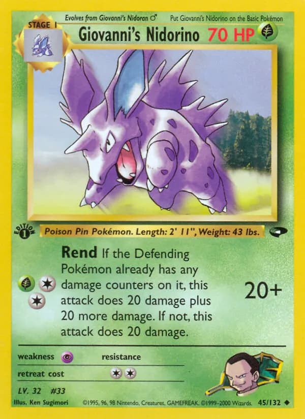 Giovanni's Nidorino – Gym Challenge 45