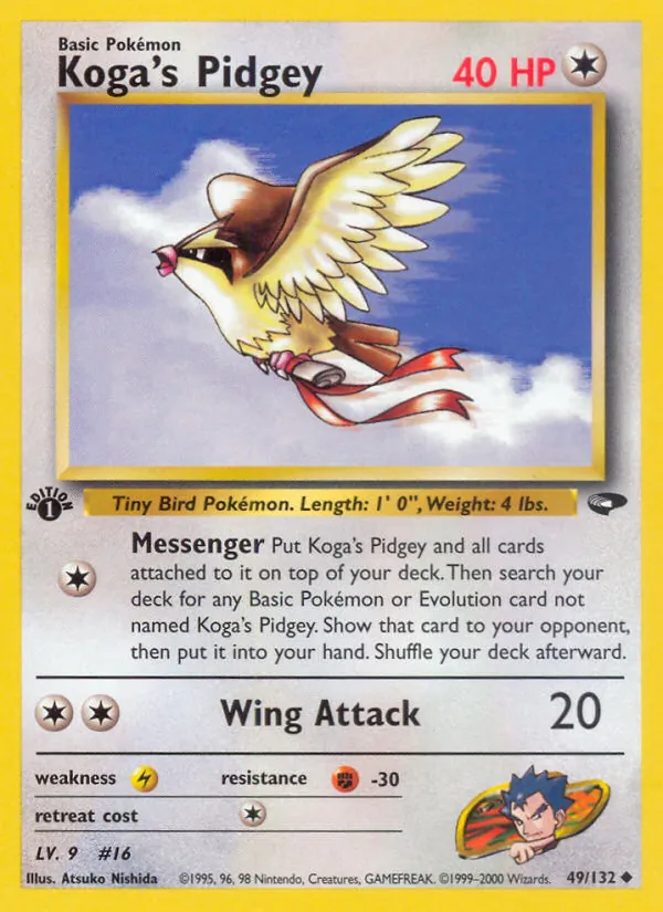 Koga's Pidgey – Gym Challenge 49