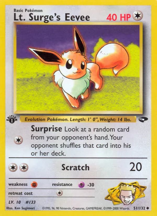 Lt. Surge's Eevee – Gym Challenge 51