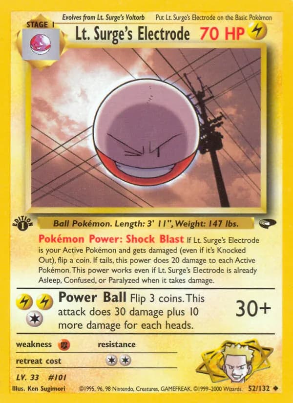 Lt. Surge's Electrode – Gym Challenge 52