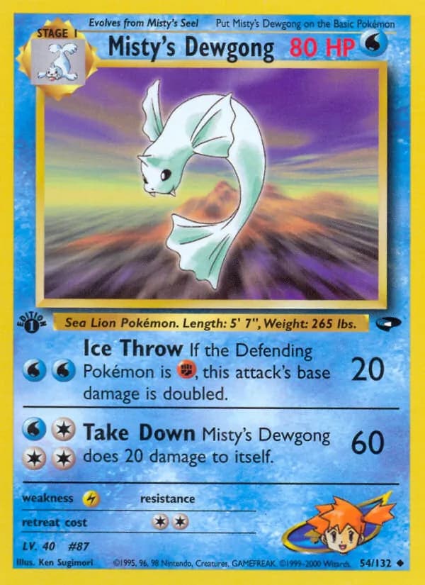 Misty's Dewgong – Gym Challenge 54