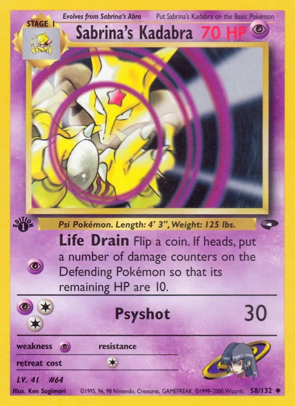 Sabrina's Kadabra – Gym Challenge 58