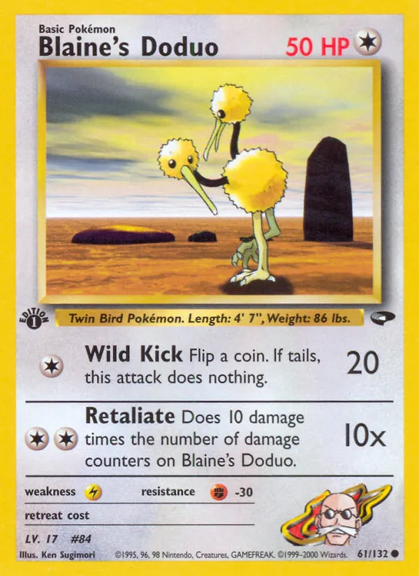 Blaine's Doduo – Gym Challenge 61