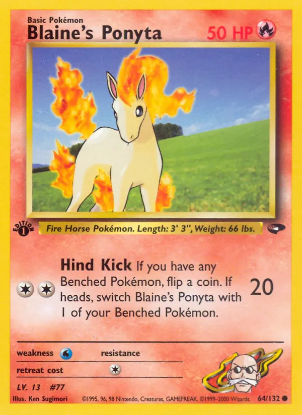 Blaine's Ponyta – Gym Challenge 64