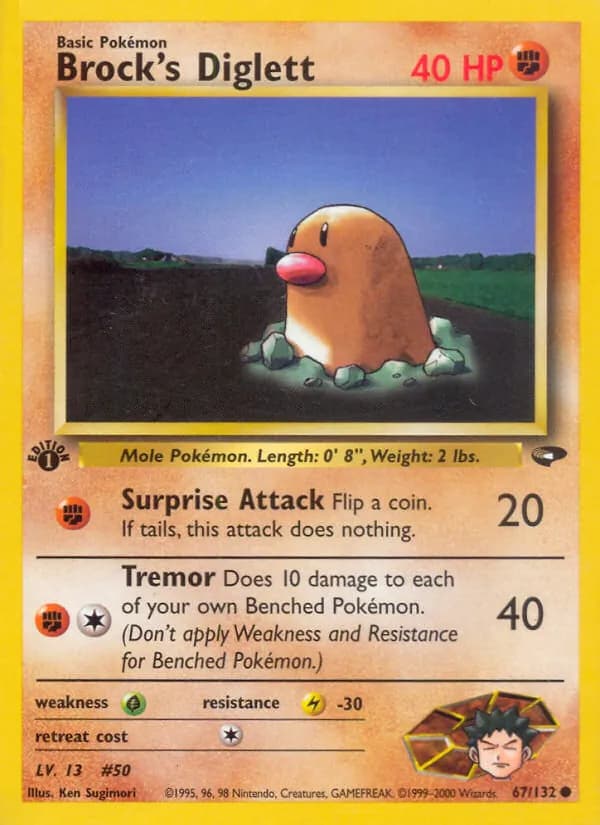 Brock's Diglett – Gym Challenge 67