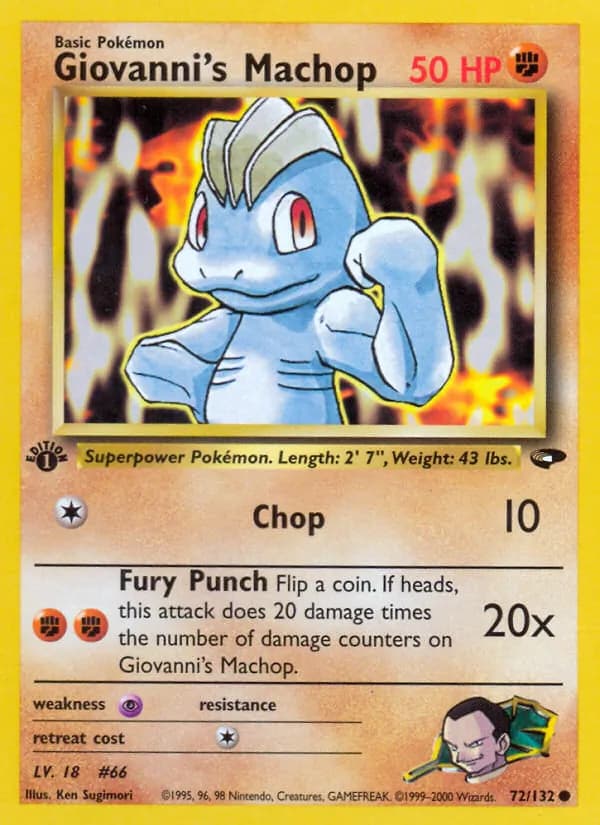 Giovanni's Machop – Gym Challenge 72