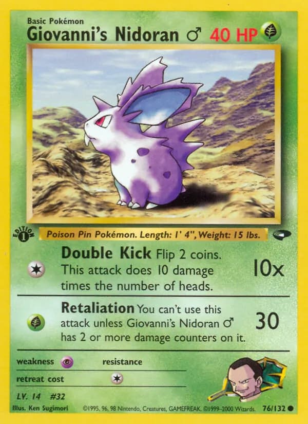 Giovanni's Nidoran ♂ – Gym Challenge 76