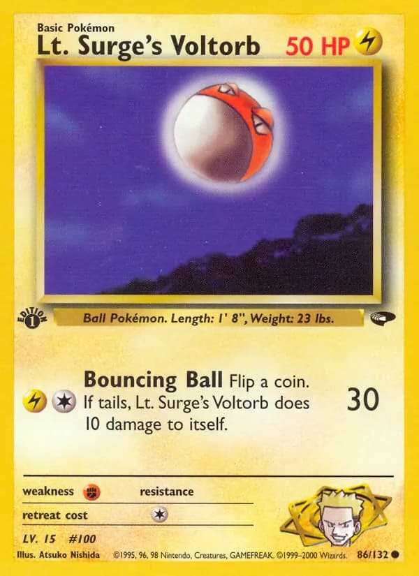 Lt. Surge's Voltorb – Gym Challenge 86