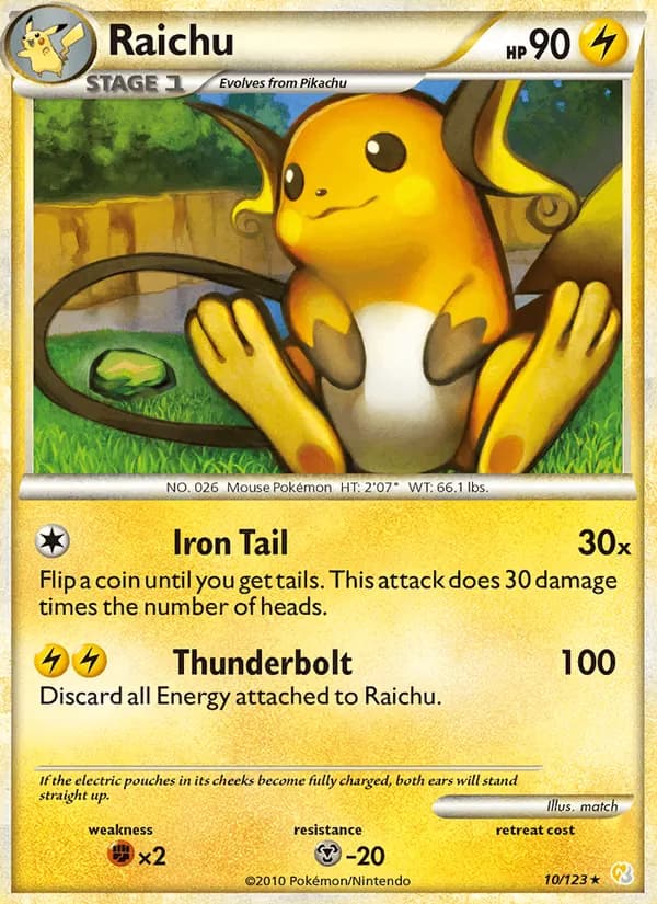 Raichu – HeartGold SoulSilver 10