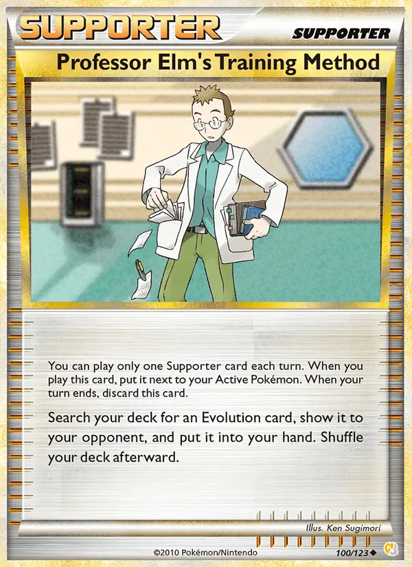 Professor Elm's Training Method – HeartGold SoulSilver 100