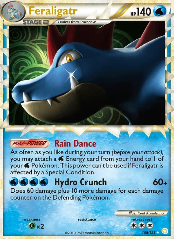 Feraligatr – HeartGold SoulSilver 108