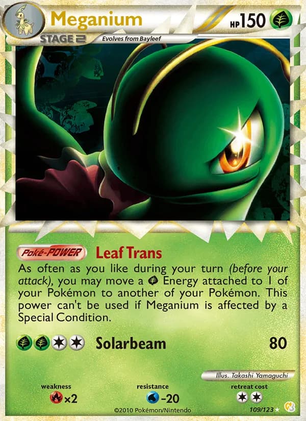 Meganium – HeartGold SoulSilver 109