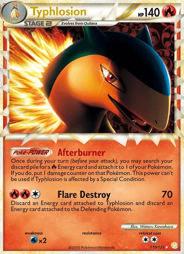 Typhlosion – HeartGold SoulSilver 110