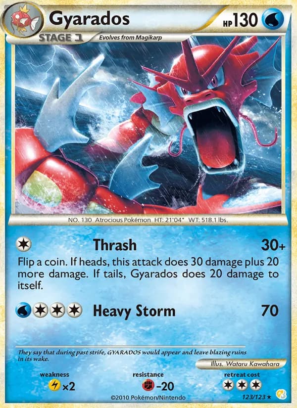 Gyarados – HeartGold SoulSilver 123