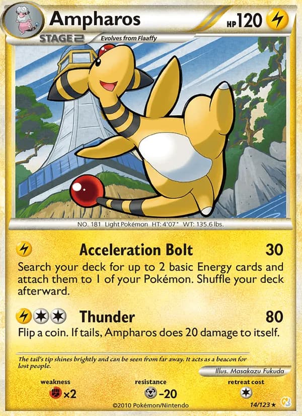 Ampharos – HeartGold SoulSilver 14