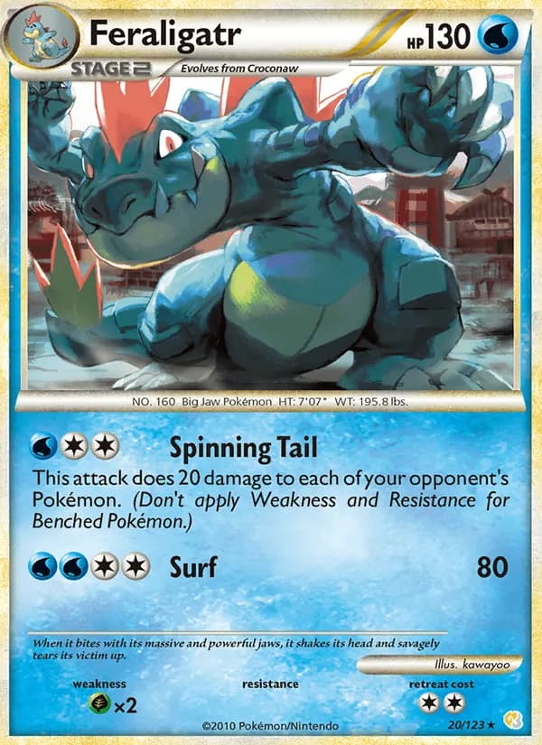 Feraligatr – HeartGold SoulSilver 20